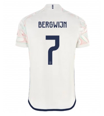 Ajax Steven Bergwijn #7 Segunda Equipación 2023-24 Manga Corta